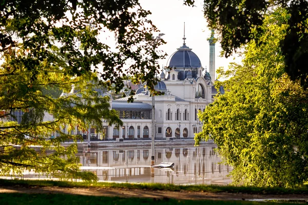 Varosliget міського парку, Будапешт — стокове фото