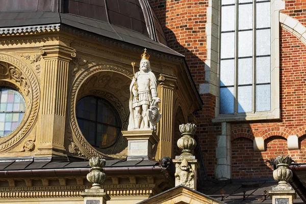 Részlet a krakkói Wawel királyi palota — Stock Fotó