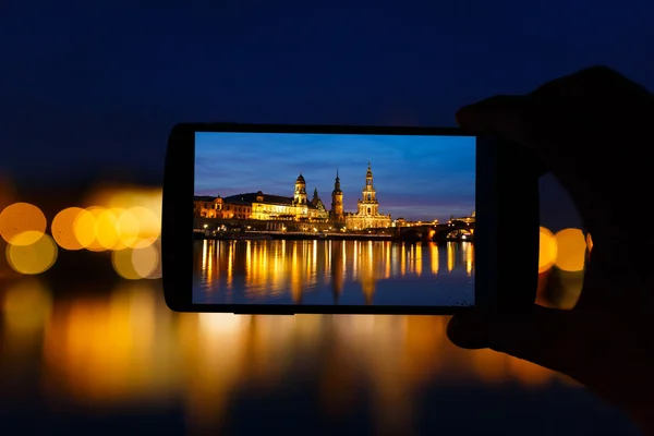 Dresden in frame — Stock Photo, Image