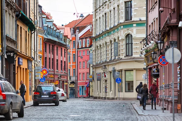Calle de Riga — Foto de Stock