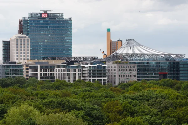 Vista de Berlín desde la torre del Reichstag — Foto de Stock