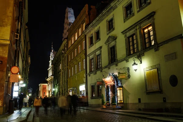 Oude stad plein van Warschau — Stockfoto