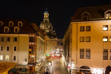 Munzgasse - yaya cadde Dresden