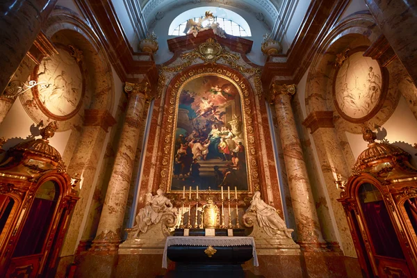 Interior of St. Charles' Church — Stock Photo, Image