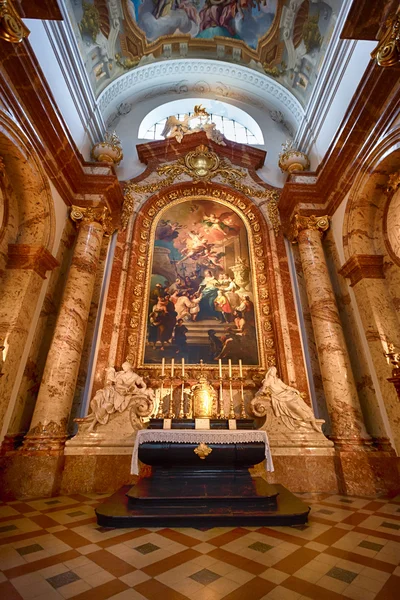 Interior of St. Charles' Church — Stock Photo, Image