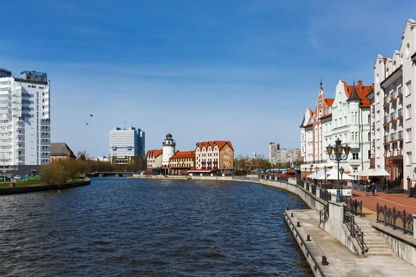 Vissersdorp, Kaliningrad — Stockfoto