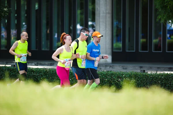 Una maratón en Budapest — Foto de Stock