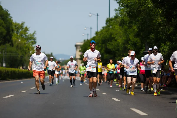 Una maratón en Budapest — Foto de Stock