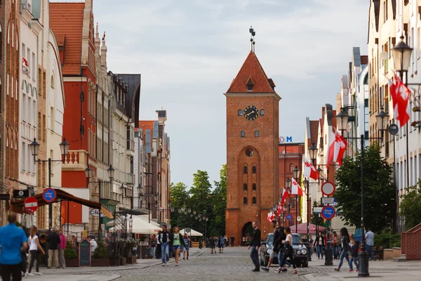 Casco antiguo en Elblag — Foto de Stock