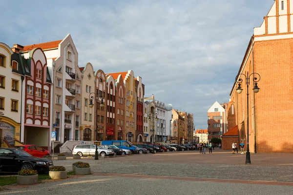 Casco antiguo en Elblag — Foto de Stock