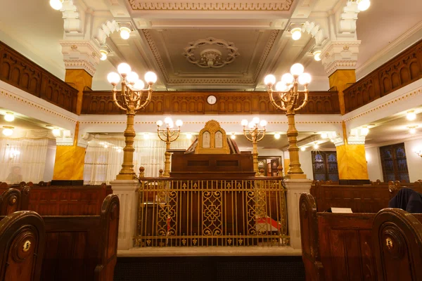 Interior de la sinagoga de Bethlen teri, Budapest — Foto de Stock