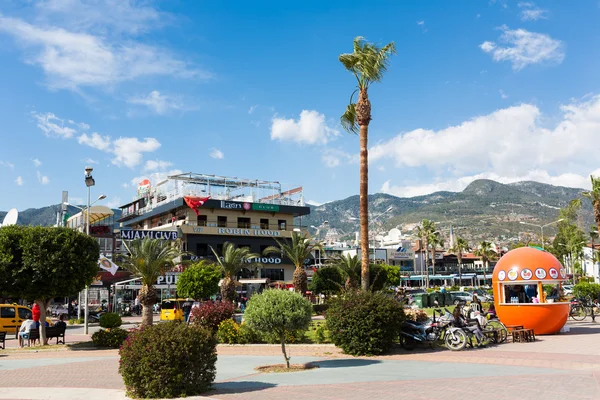 Meerespromenade von alanya — Stockfoto