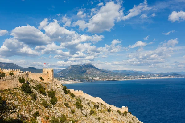 View of old Castle in Alanya, Turkey — Stock Photo, Image