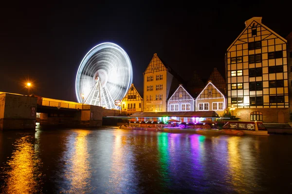 Ferris wheel in Gdansk, Poland — Stock Photo, Image
