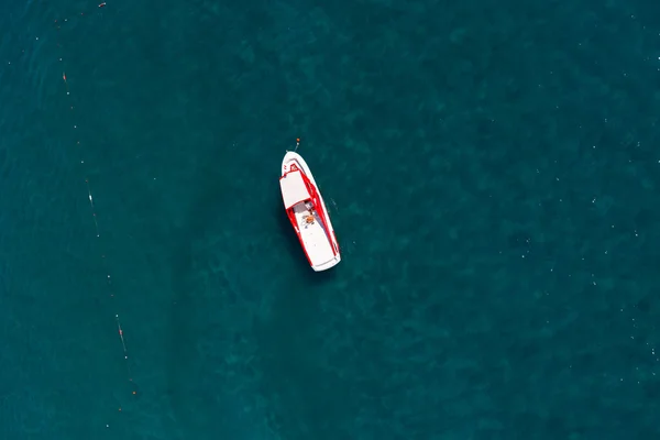 Aerial view of a boat — Stock Photo, Image