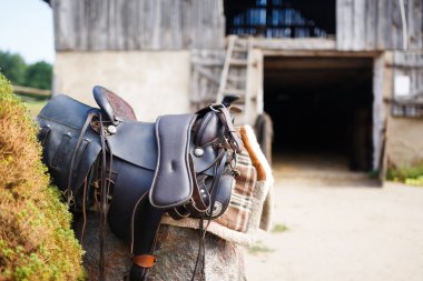 Eski süs eyer açık taş