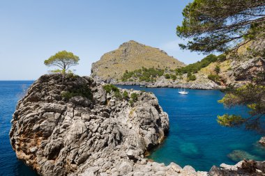 Görünüm Mallorca Sa Calobra Körfezi