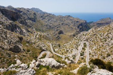 Sa Calobra, Mallorca için yılan gibi yol