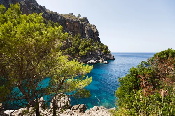 View of Sa Calobra bay in Mallorca — Stock Photo, Image