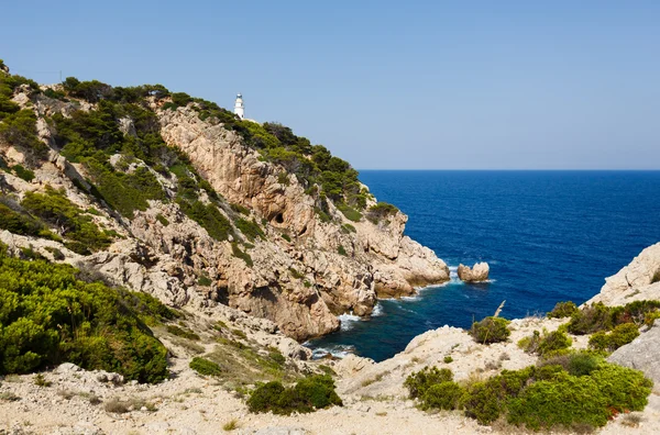 Maják Capdepera, Mallorca — Stock fotografie