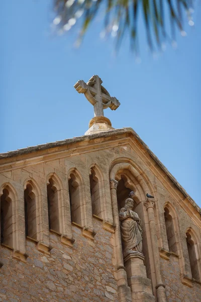 Fasada sanktuarium de Sant Salvador, Mallorca — Zdjęcie stockowe