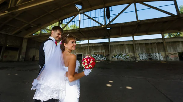 Casamento feliz casal — Fotografia de Stock