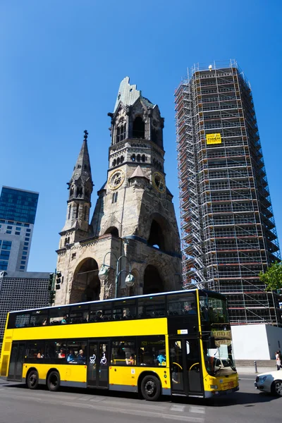 Kirche des kaiser wilhelm in berlin — Stockfoto