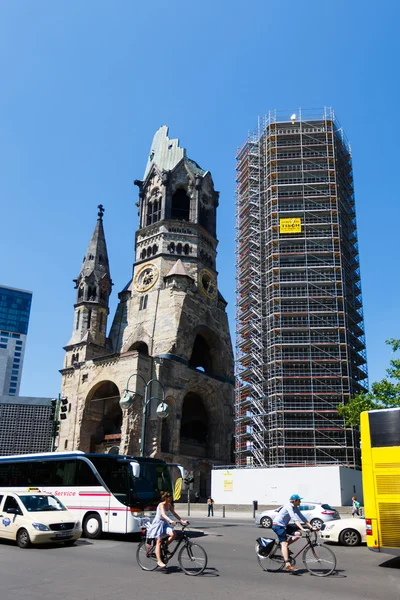 Kirche des kaiser wilhelm in berlin — Stockfoto