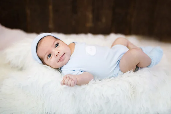 Cute baby in studio — Stock Photo, Image