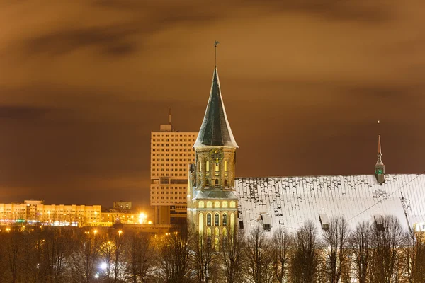 Katedrála v zimě — Stock fotografie