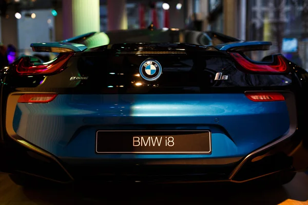 BMW I8 hybrid sports car — Stock Photo, Image