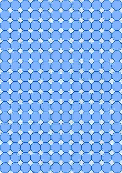 Сині багатокутники на синьому — стоковий вектор