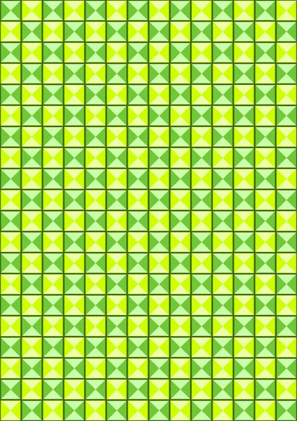 Gröna färgade trianglar — Stock vektor