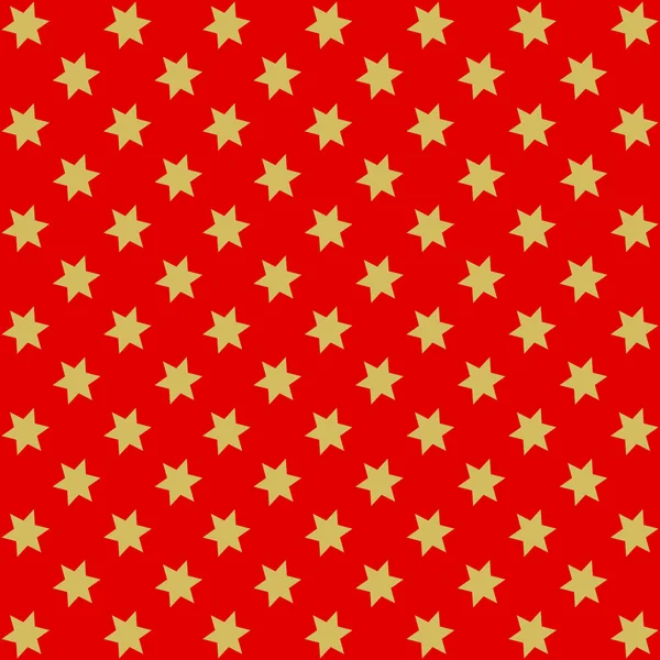 Estrellas doradas sobre rojo — Archivo Imágenes Vectoriales