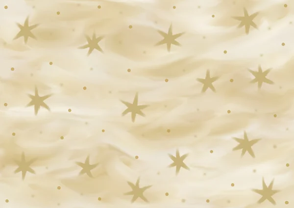 Background in various shades of gold with stars painted — Stock Photo, Image