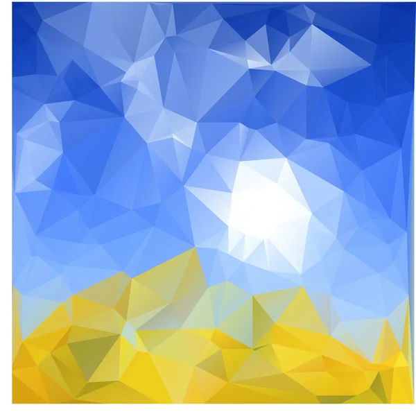 Vektor polygonaler Hintergrund — Stockvektor