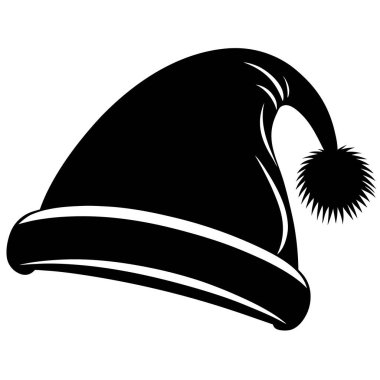 şapka ve tüy, vektör illüstrasyonu