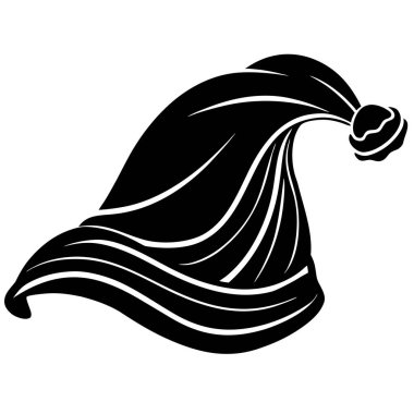 vektör siyah at beyaz arkaplanda