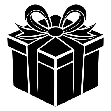 Hediye kutusu simgesi, basit tarzı