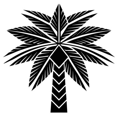 Palmiye ağacı çizimi