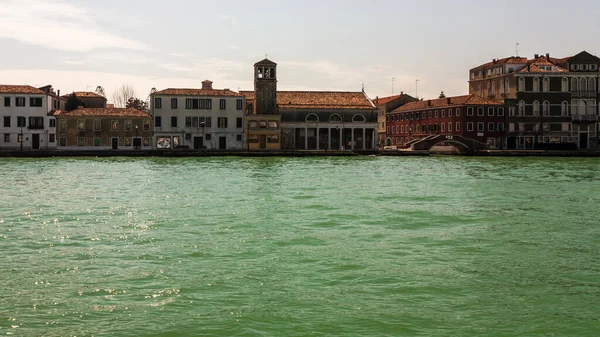 Prachtig Uitzicht Naar Venetië Vanaf Zee Italië — Stockfoto
