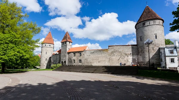 Таллинн Эстония Мая 2019 Башни Старом Городе Таллинна Старый Город — стоковое фото