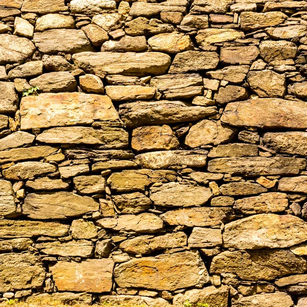 Rough Old Wall Background Part Stone Masonry Stock Image