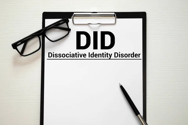 Did Dissociativ Identitet Störning Akronym Medicinsk Begrepp Bakgrund — Stockfoto