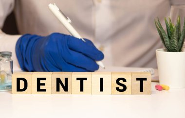 Bina blokları kavramında DENTIST sözcüğü.