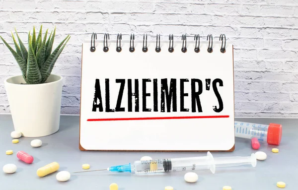 Falska Ordbok Ordbokens Definition Ordet Alzheimers — Stockfoto