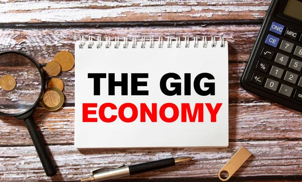 Word Writing Text Gig Economy Business Concept Market Short Term — Stock Photo, Image