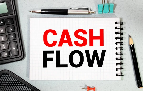 Man Note Cash Flow Concept — Stock Photo, Image