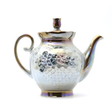 Porselen demlik izole