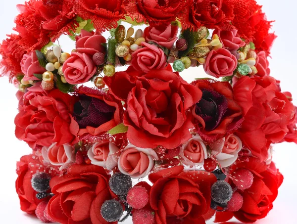 Textura de flores rojas —  Fotos de Stock